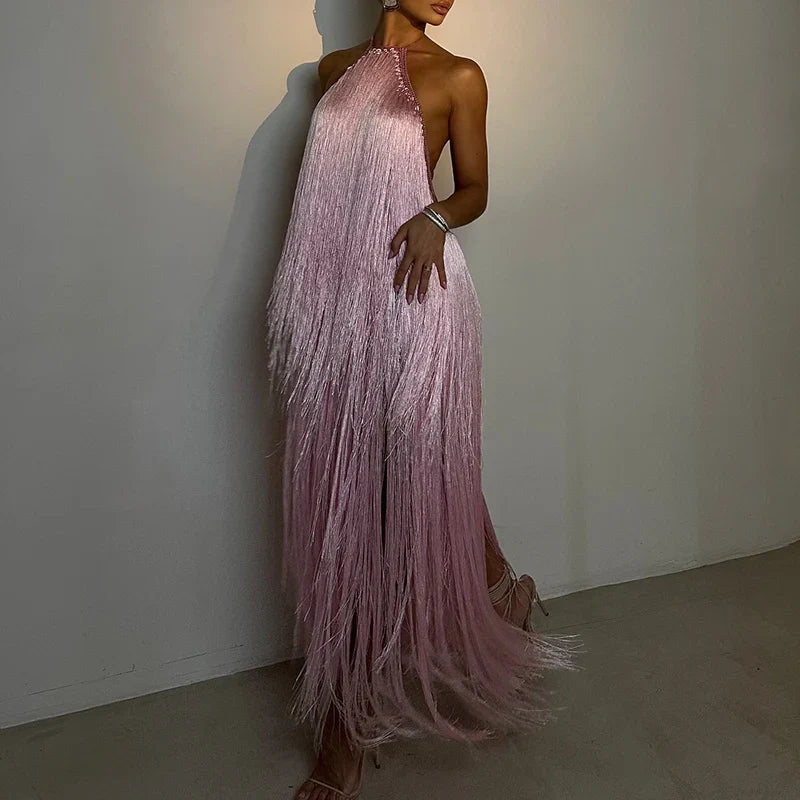 Pinkish Gece Elbisesi