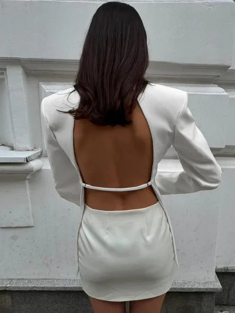 Sırt Detaylı Blazer