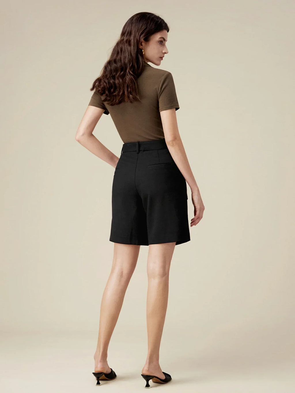 Pamuklu Slim Fit Kaburga Örgü Üst