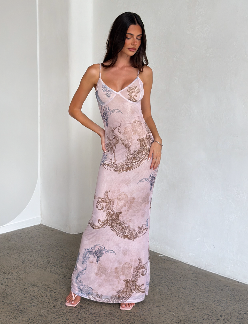 Julianna Basklı Elbise