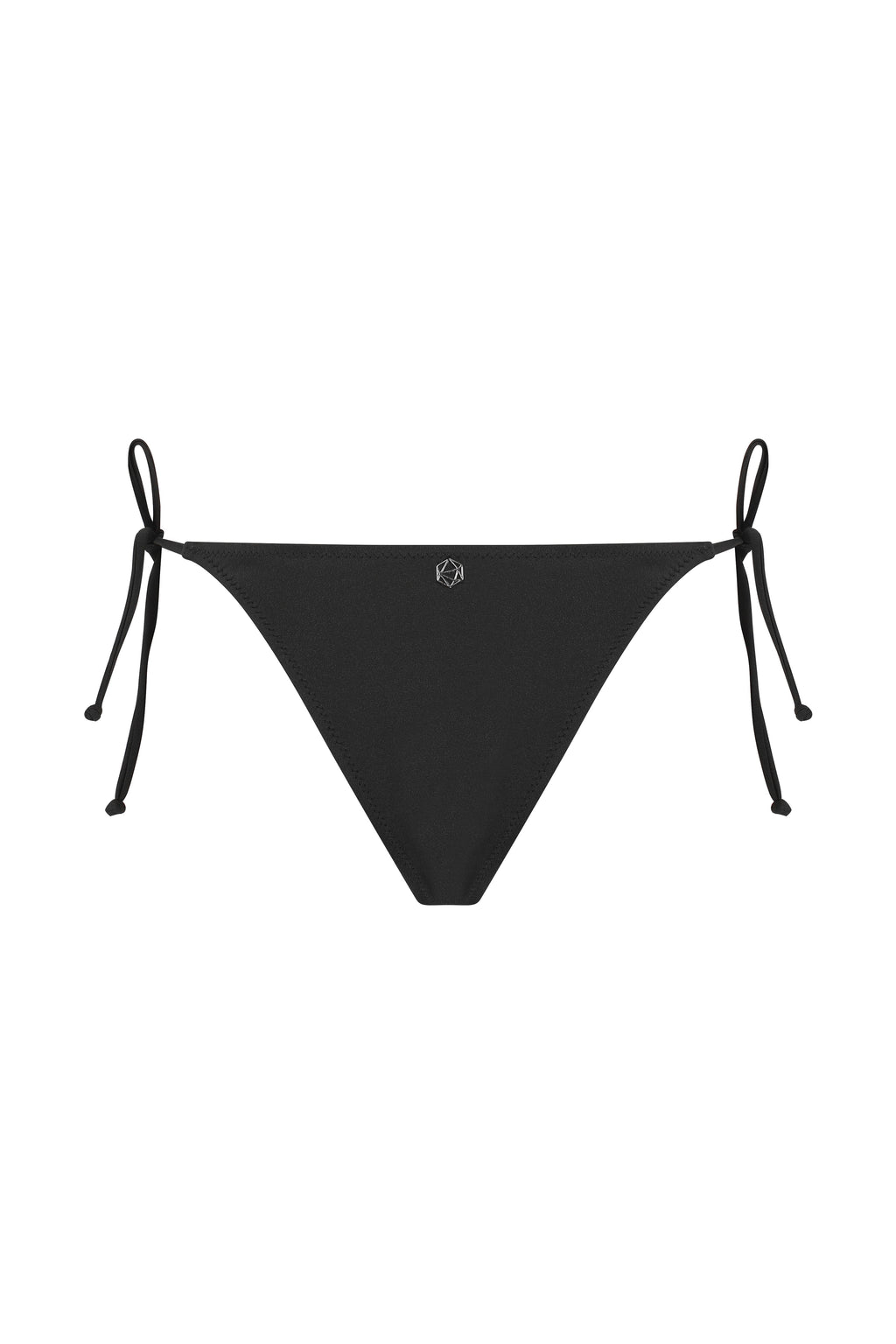 Della Ayarlanabilir Yandan Bağlamalı Bikini Altı Jet Black