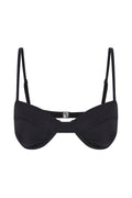 Scarlet Balconette Cup Bikini Üstü Jet Black