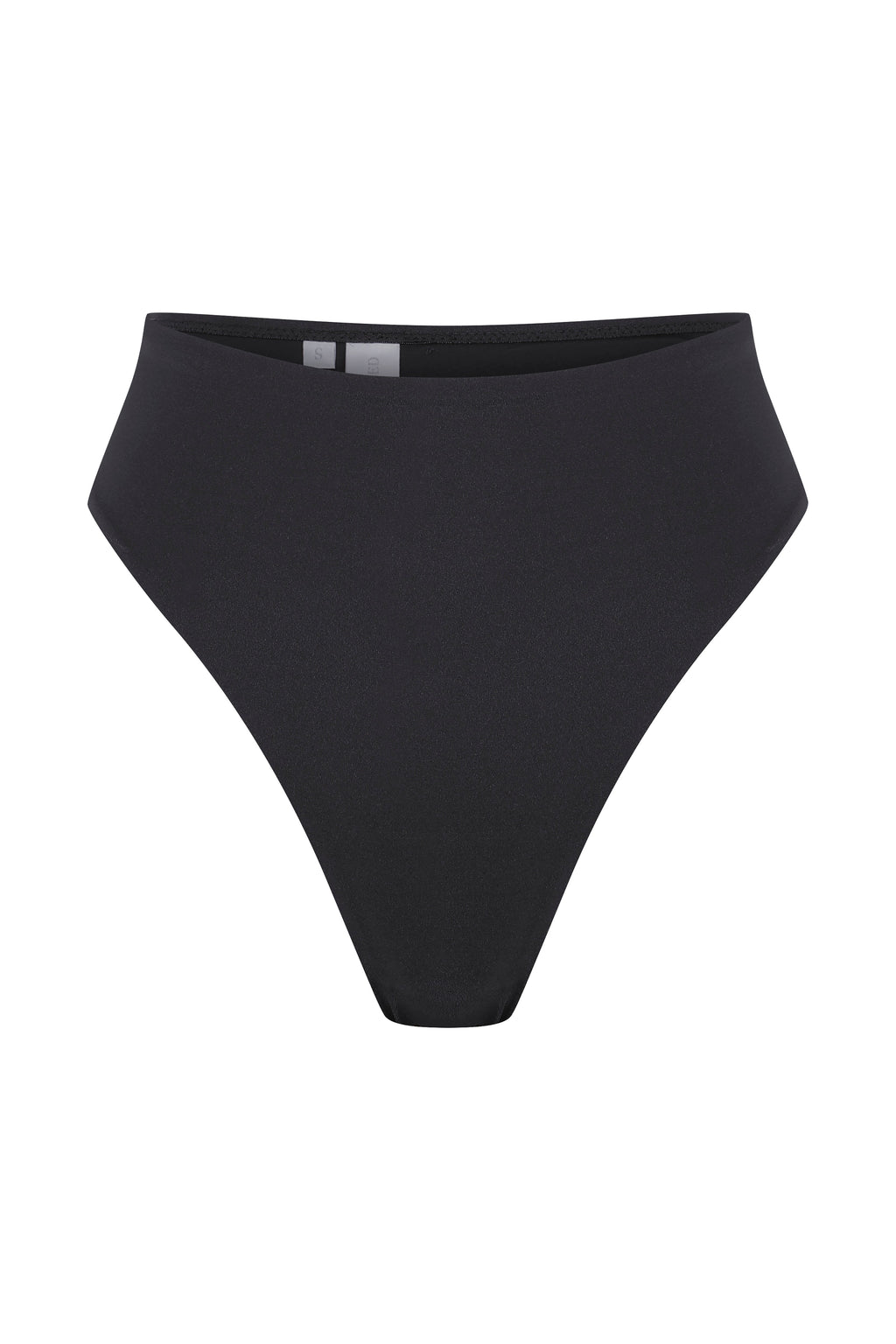 Kenza Yüksek Bel Yüksek Kesim Bikini Altı Jet Black