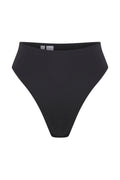 Kenza Yüksek Bel Yüksek Kesim Bikini Altı Jet Black