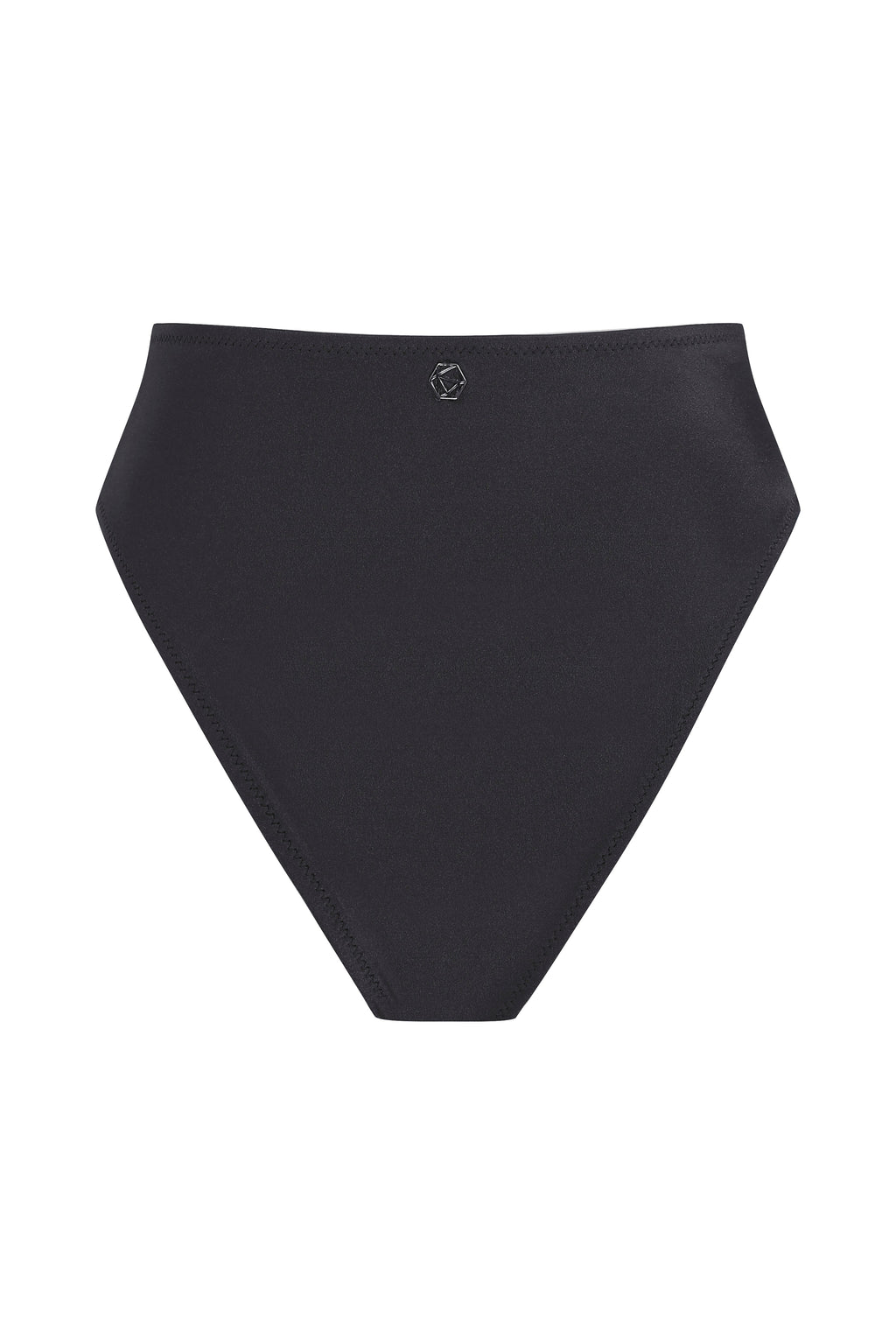 Kenza Yüksek Bel Yüksek Kesim Bikini Altı Jet Black