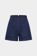 Denim Cepli Şort