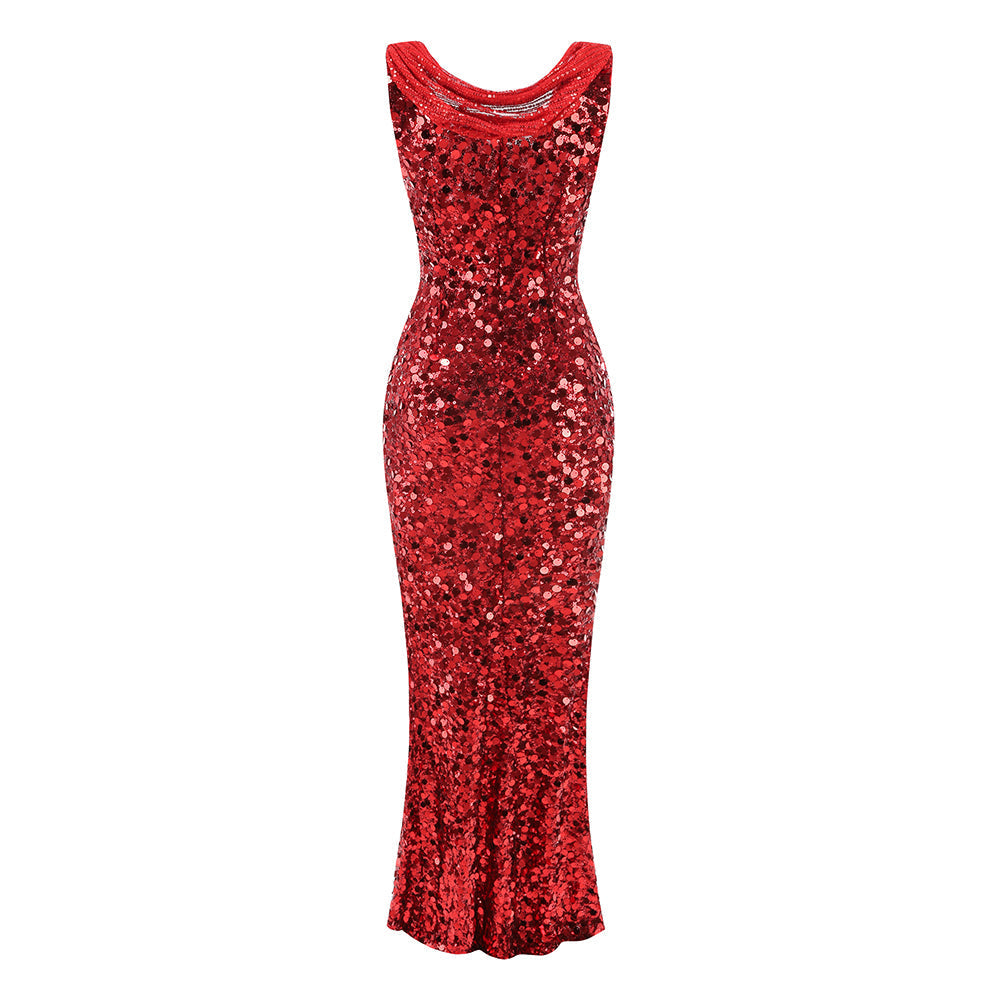 Maisie Ruby Radiance Payet Maxi Elbise
