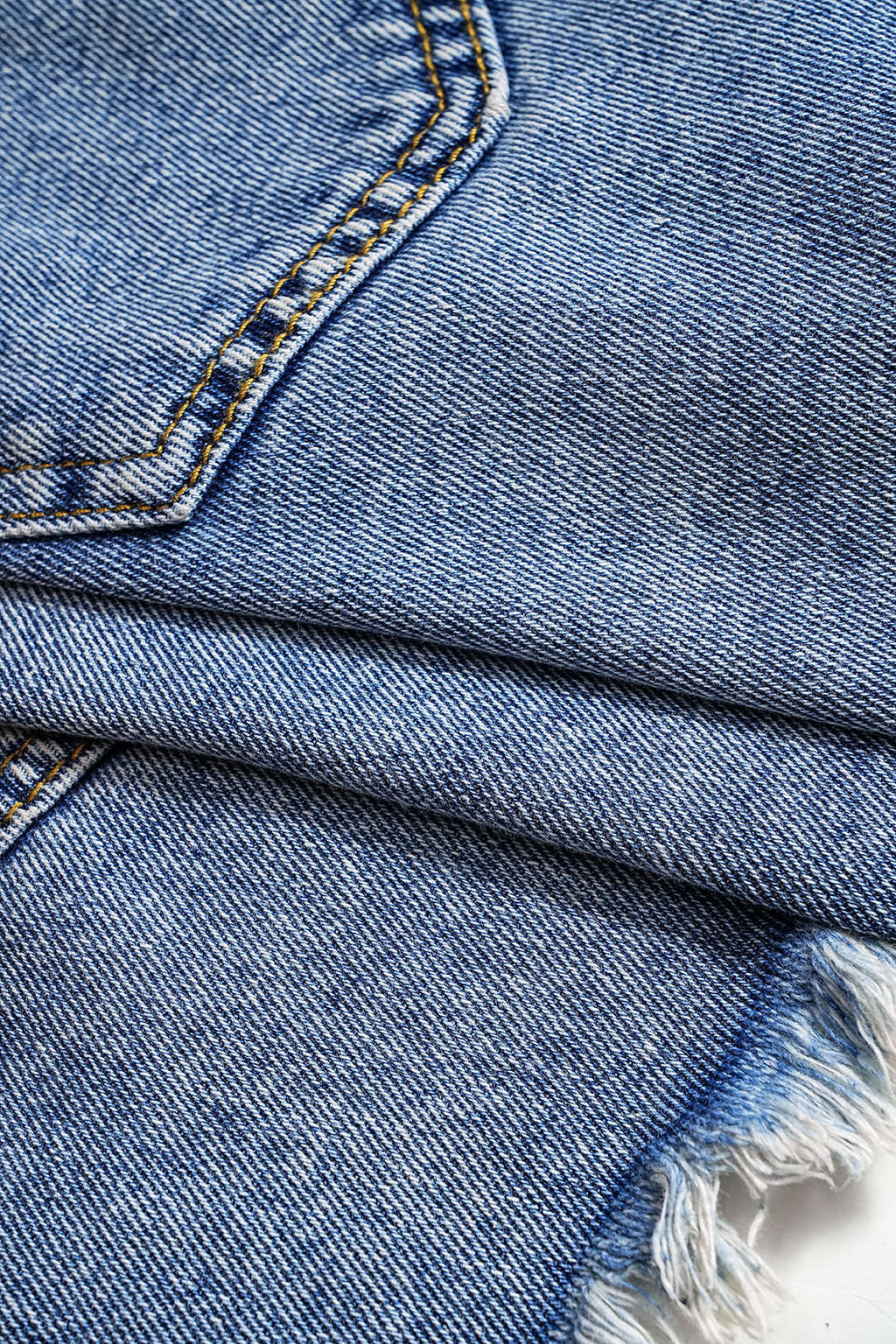 Denim Cepli Şort