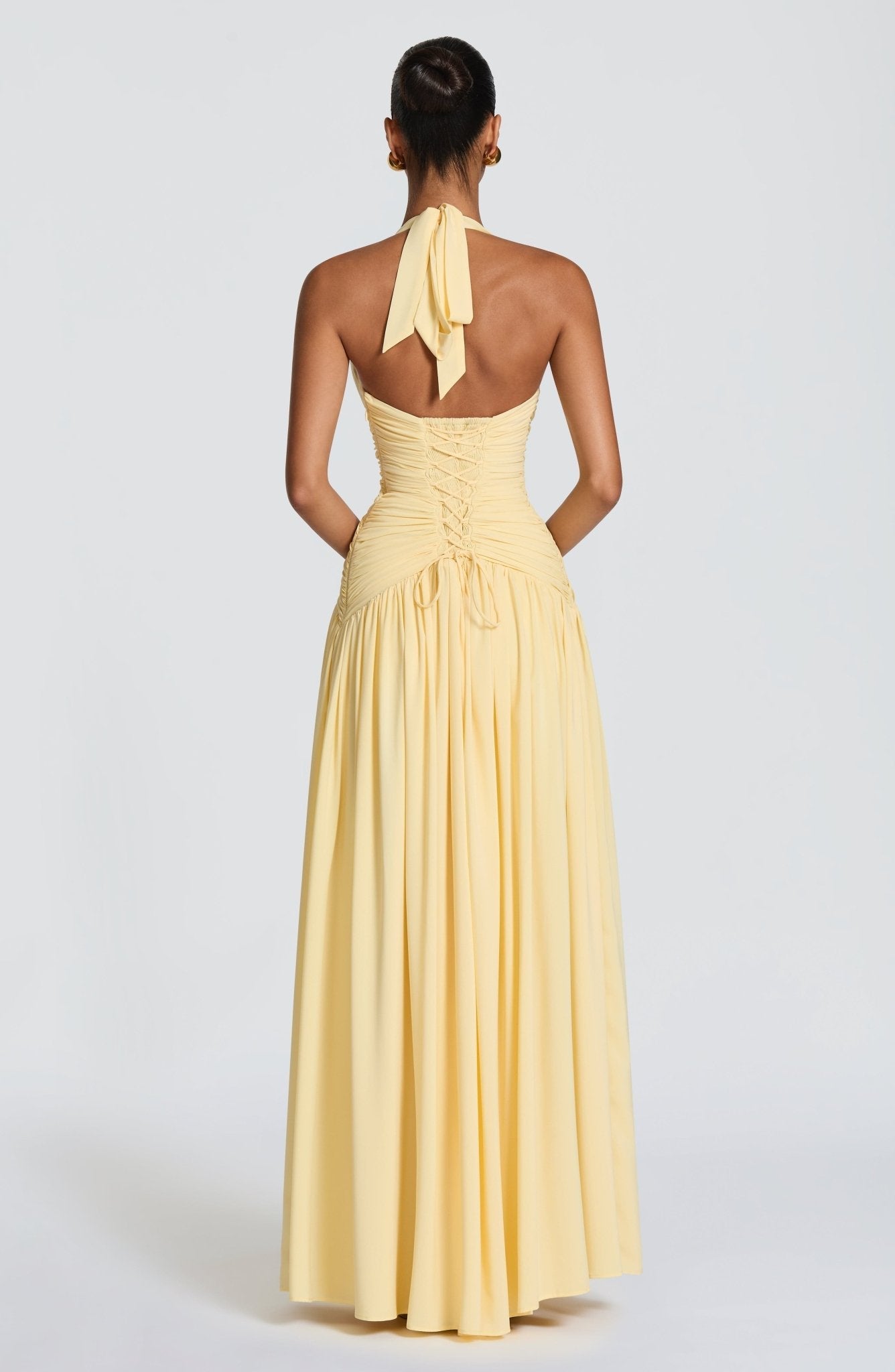 Amaris Maxi Elbise - Limon
