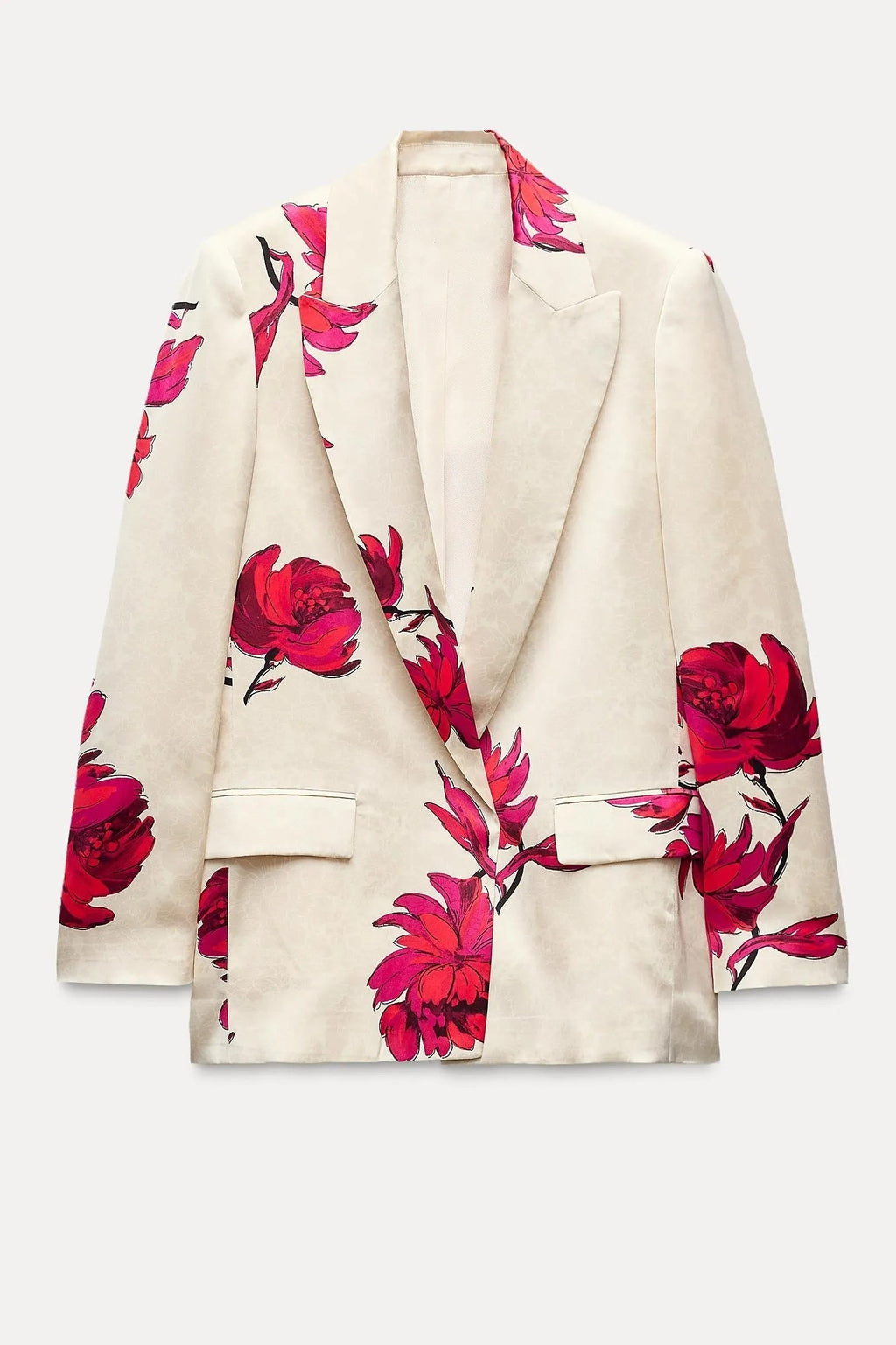 Nelly Baskılı Çiçekli Blazer Takım