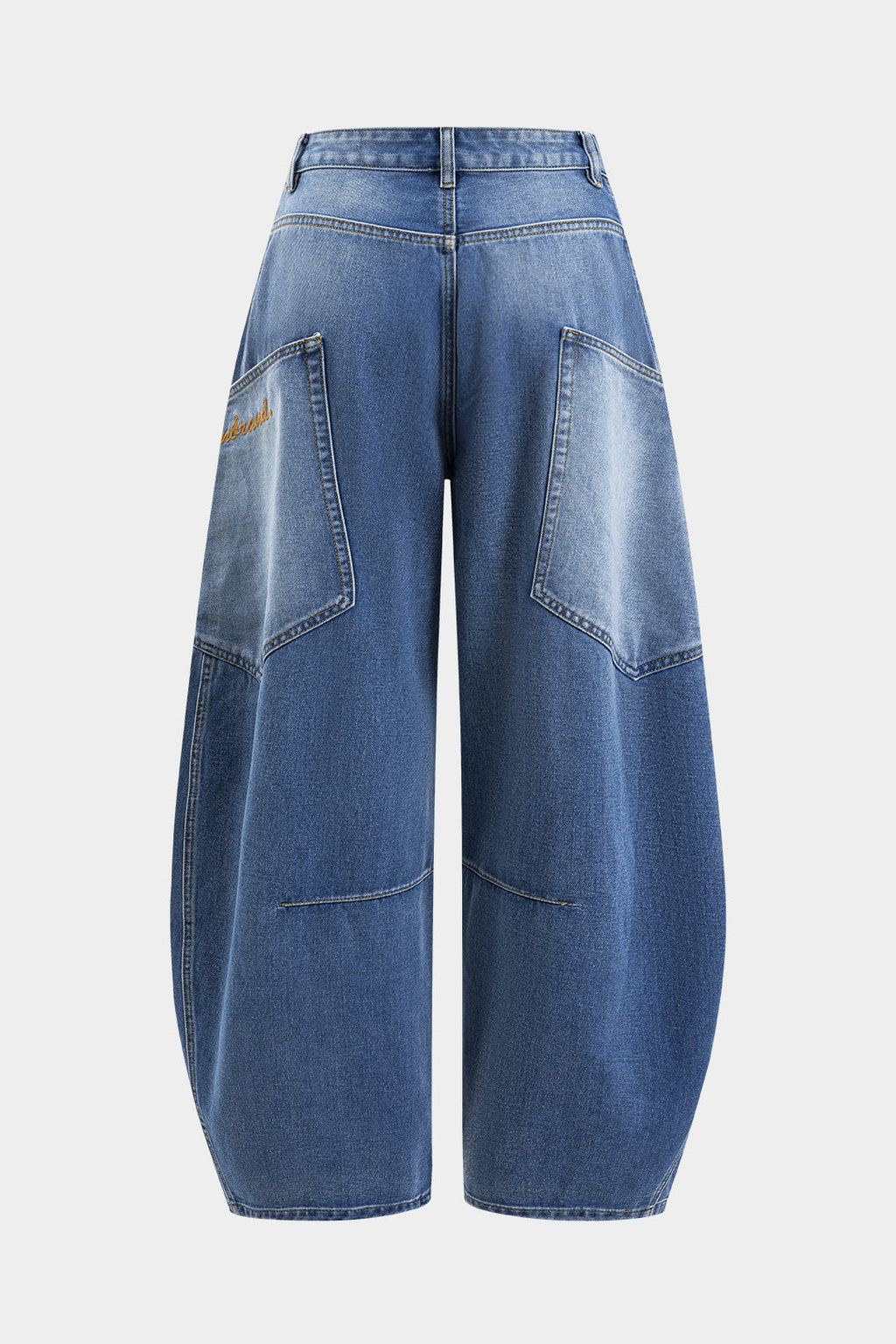 Denim Barrel Kot