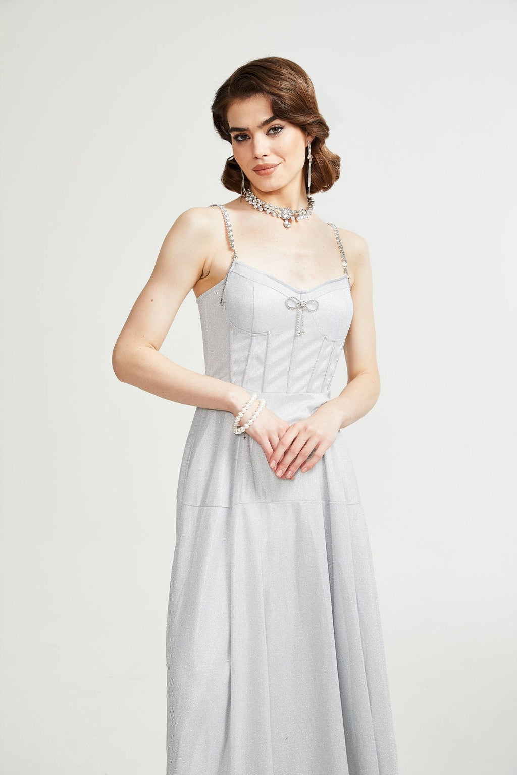 Belladra midi elbise