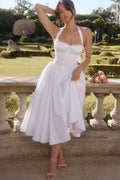 Boho Chic Damla Bel Tatil Midi Elbise