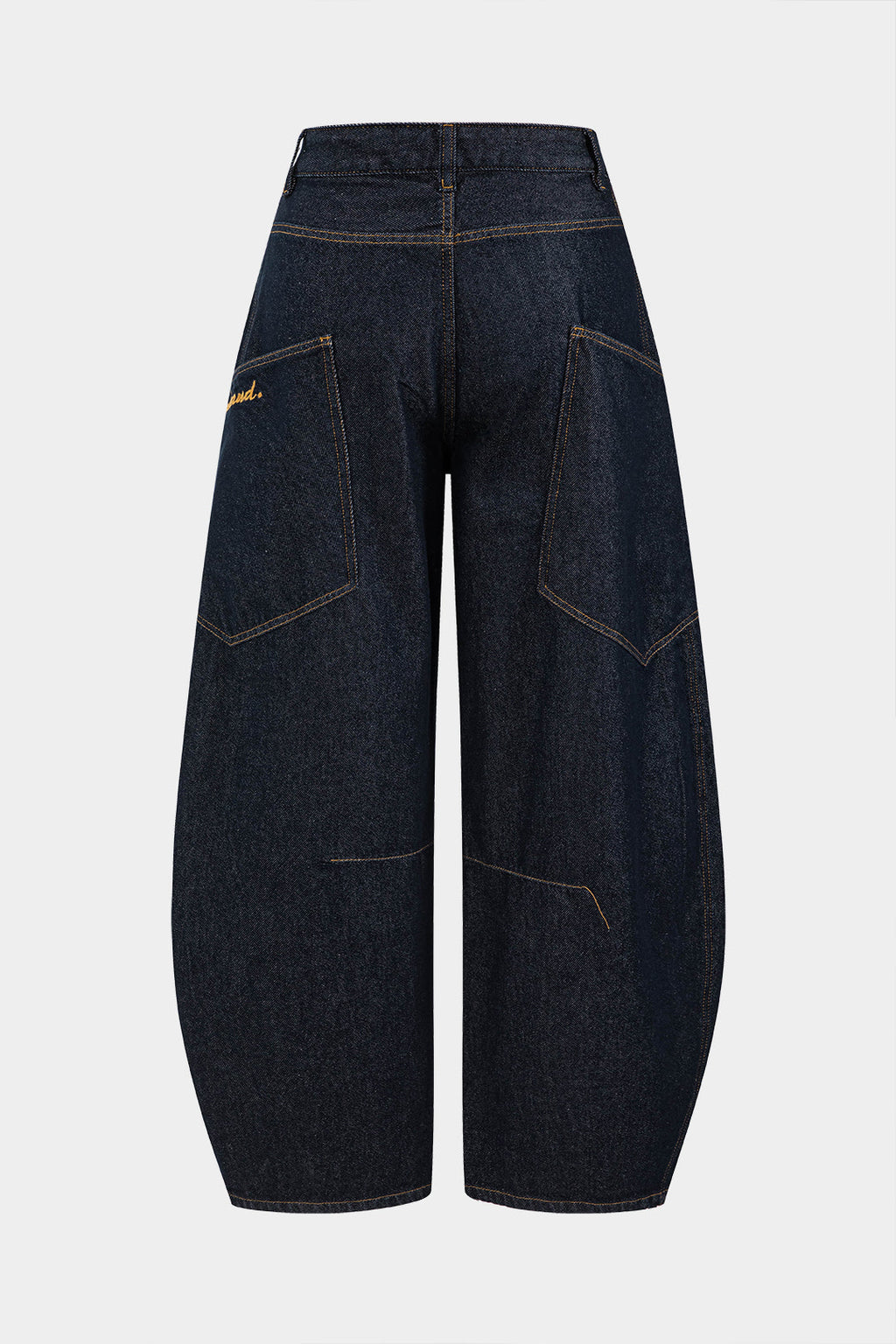 Denim Barrel Kot