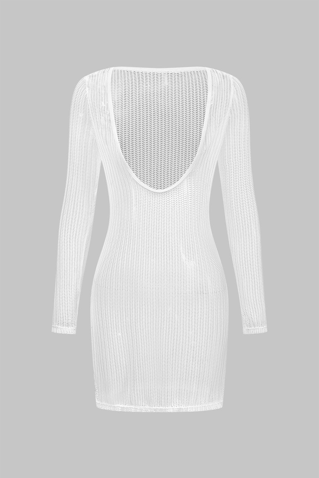 Bağlamalı Bikini ve Uzun Kollu Elbise Örtüsü 3'lü Set