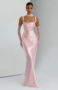 Calanthe Maxi Elbise - Allık