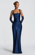 Calanthe Maxi Elbise - Lacivert
