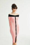 Carine midi elbise