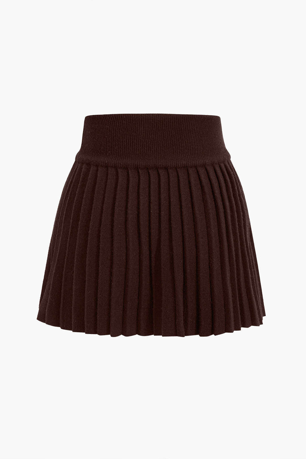 Basic Triko Pileli Etek