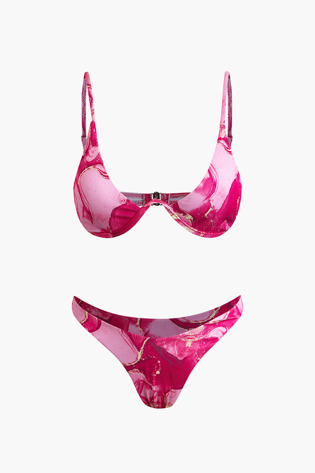 Baskılı Bikini ve Mayo Eteği Pareo Takımı