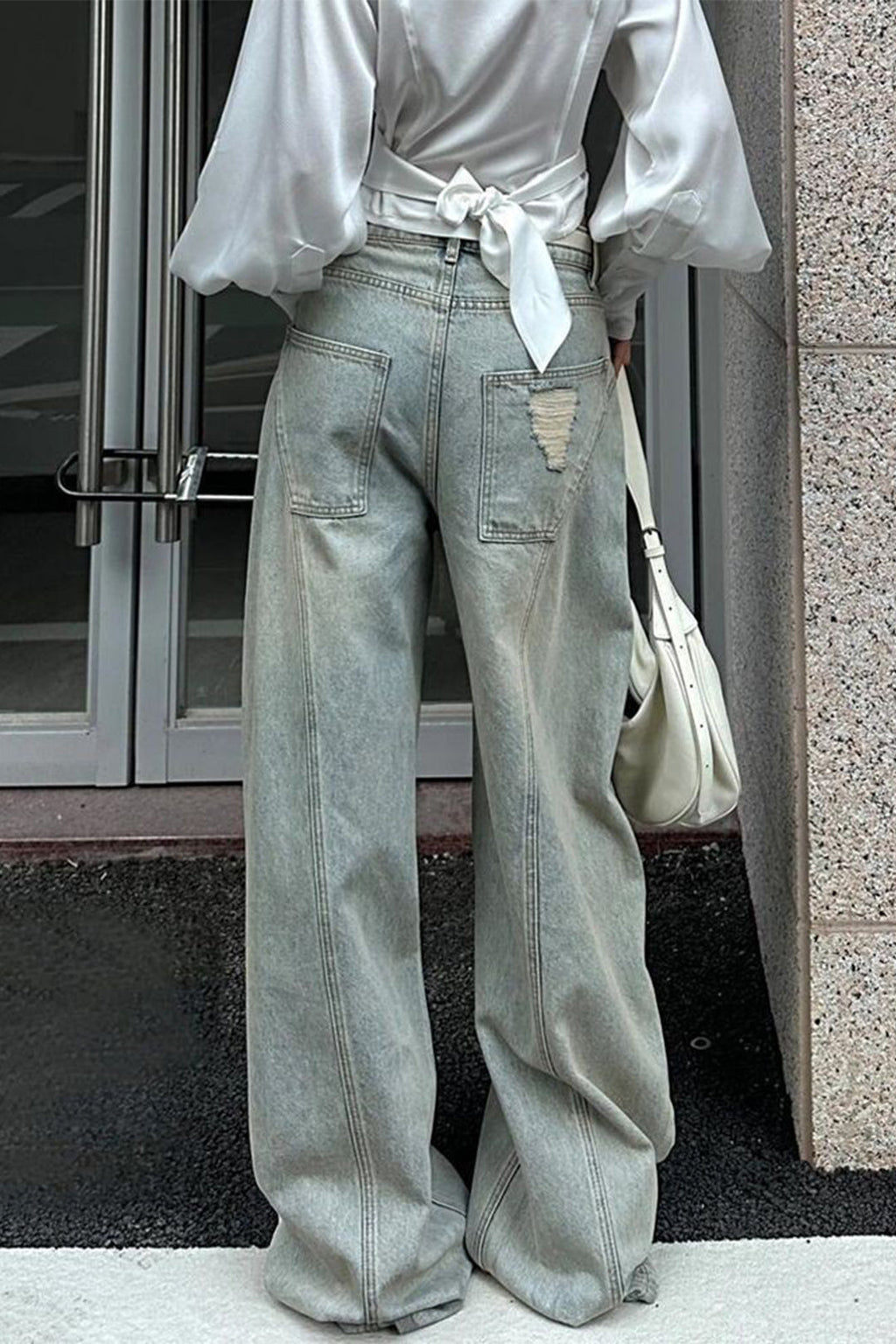 Denim Barrel Kot