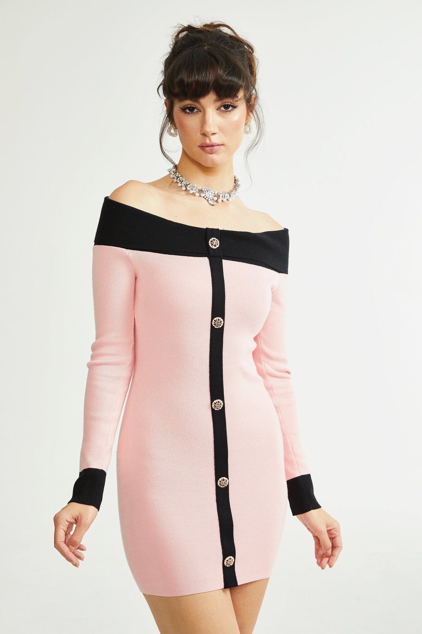 Delphine mini elbise