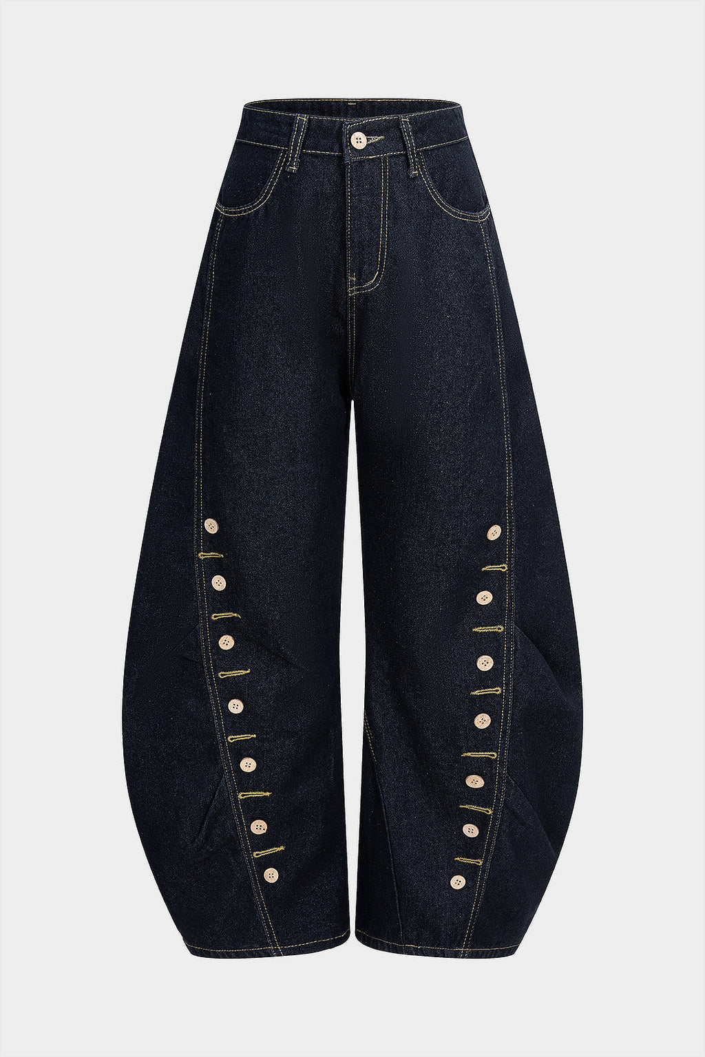 Denim Barrel Kot
