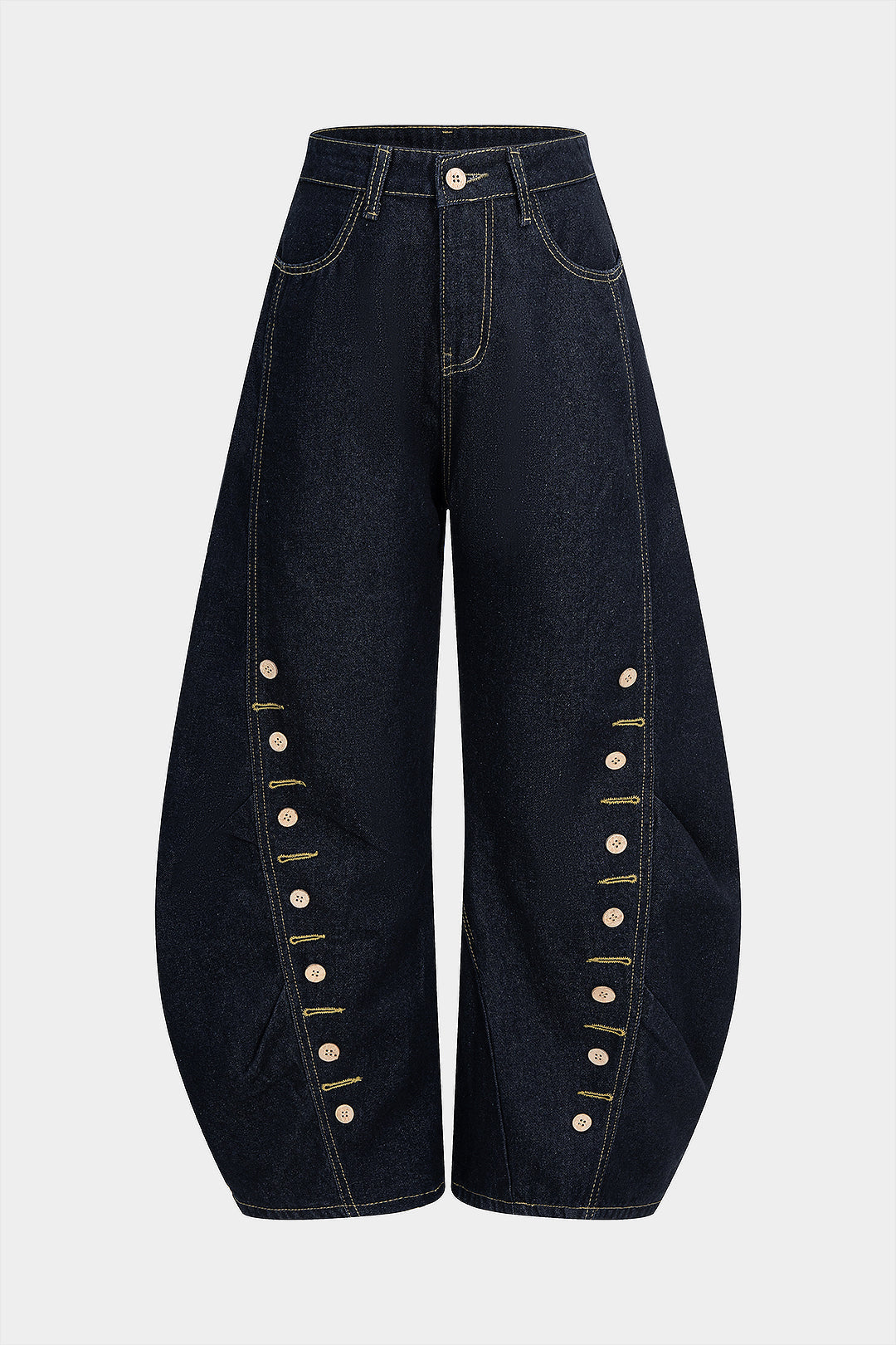 Denim Barrel Kot