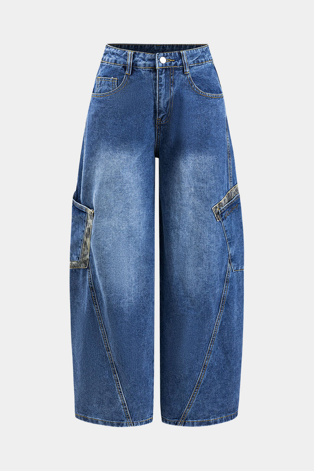 Denim Barrel Pantolon Jean