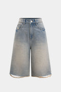 Denim Yarım Şort