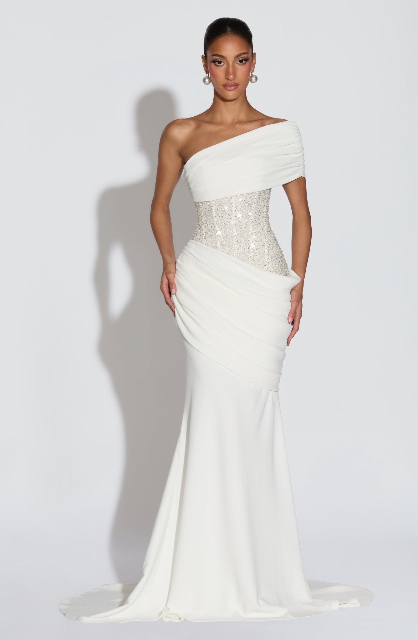 Ellora Maxi Elbise - Fildişi