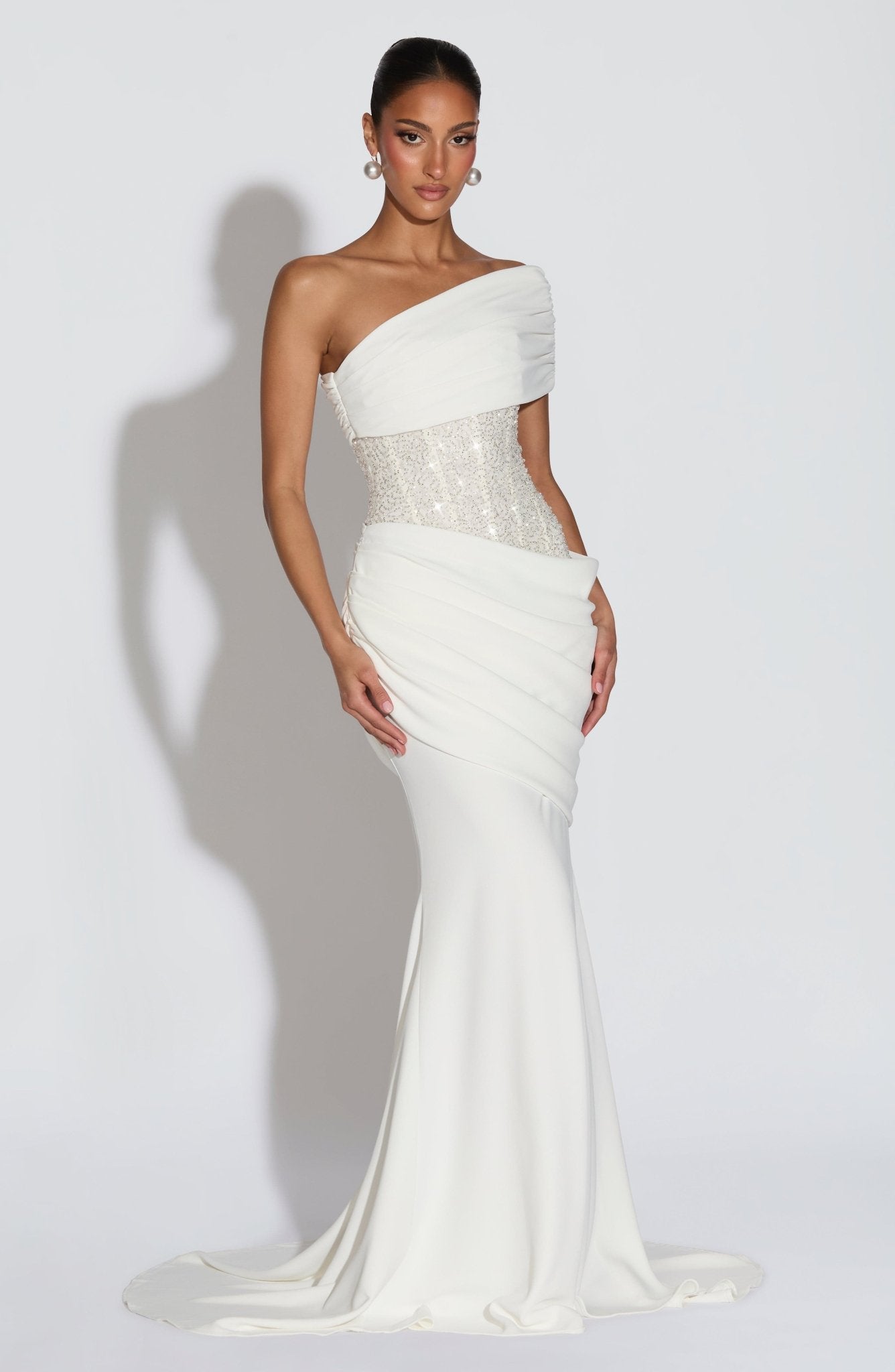 Ellora Maxi Elbise - Fildişi
