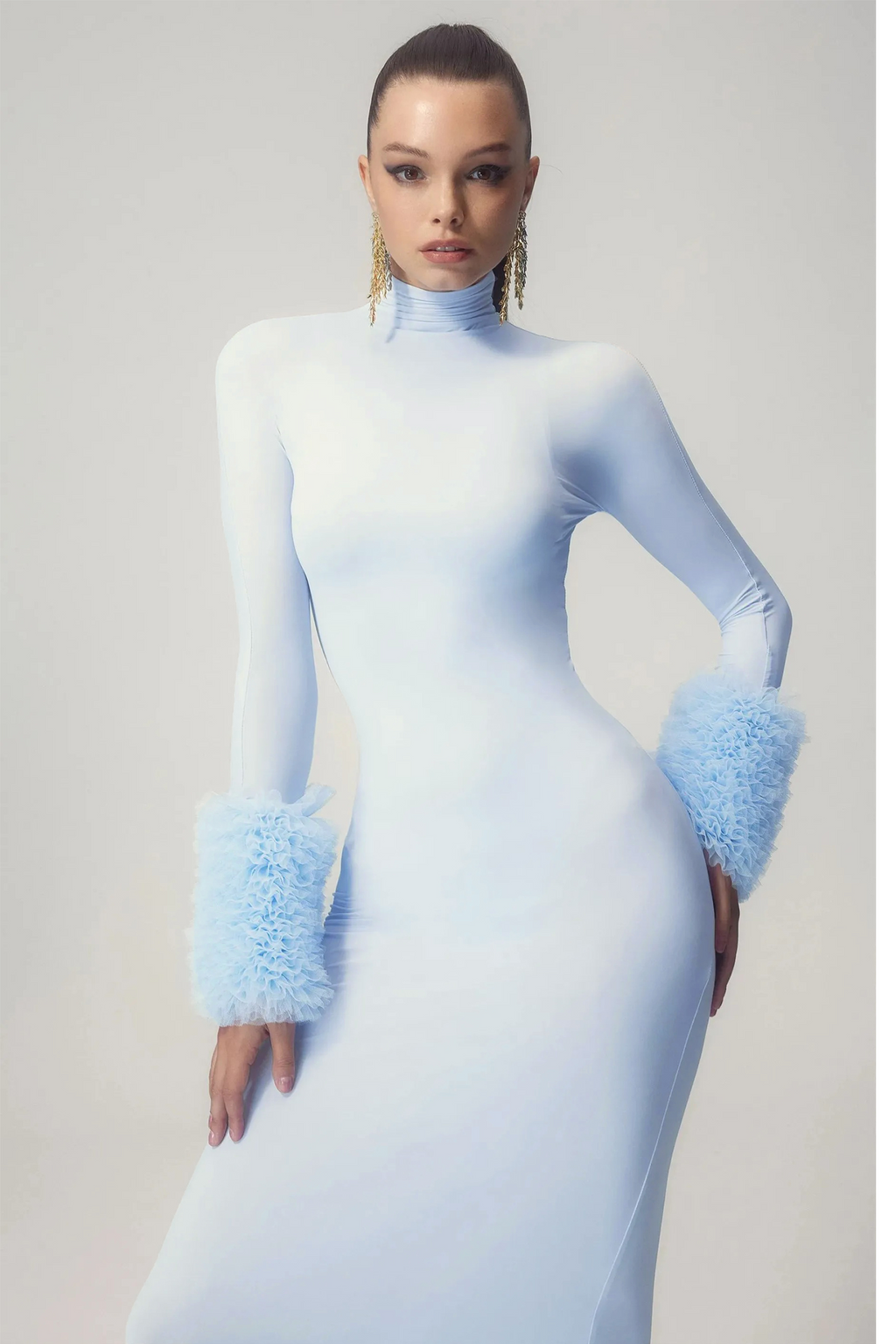 Luxe Fuzzy Elbise