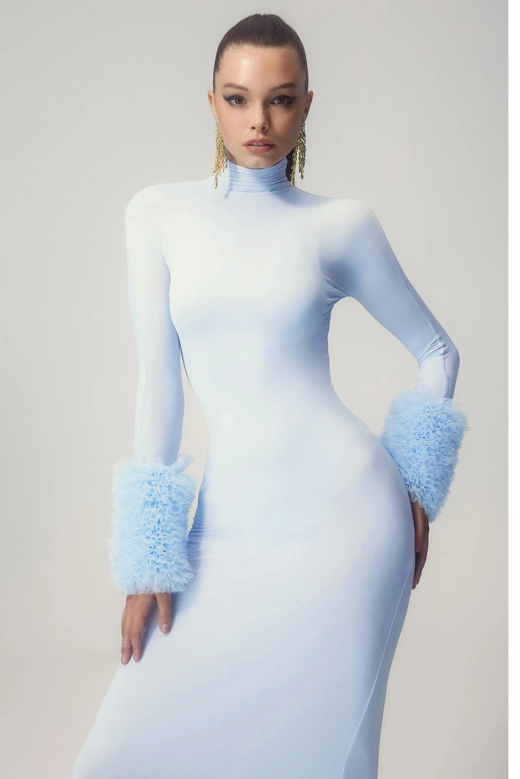 Luxe Fuzzy Elbise