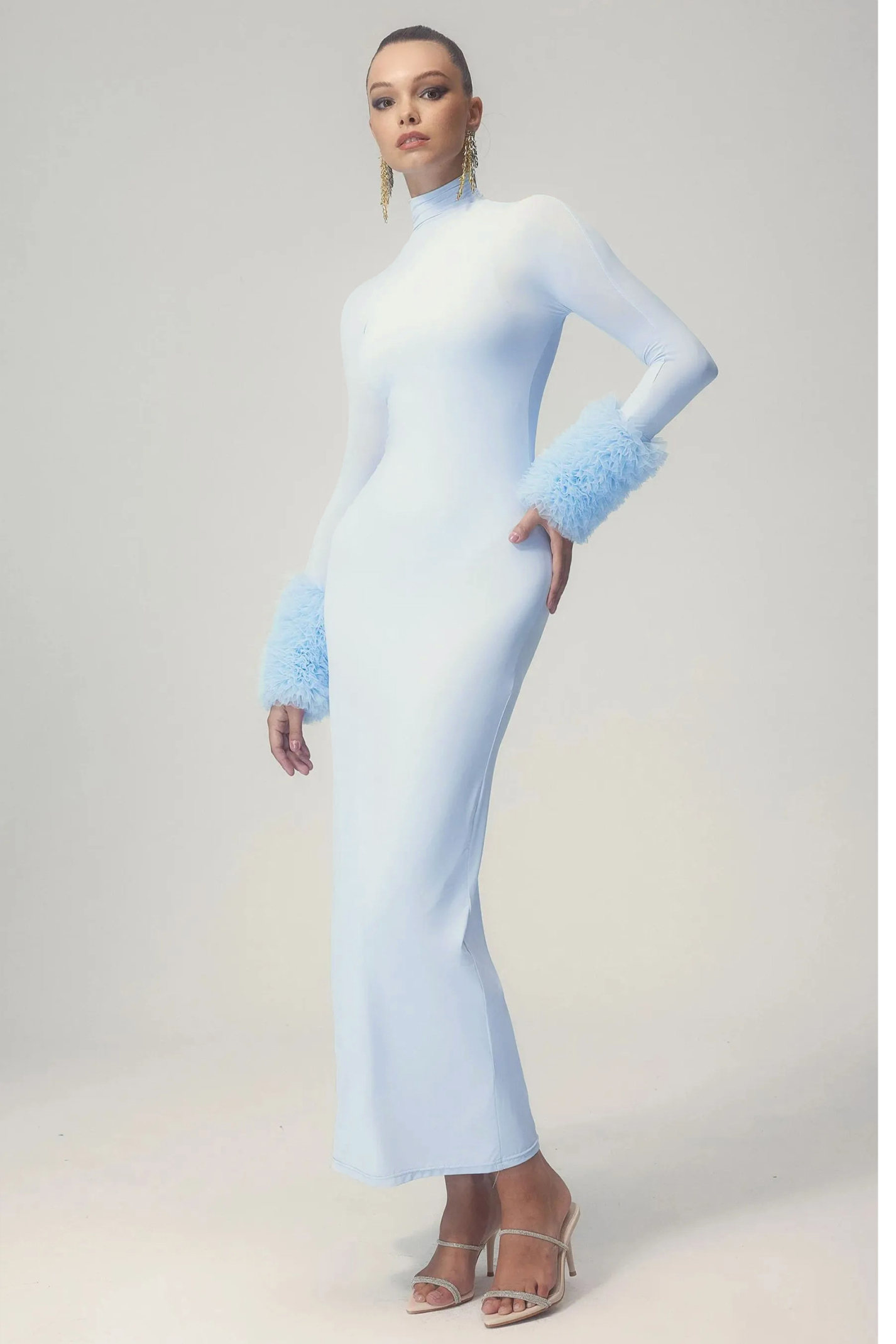 Luxe Fuzzy Elbise