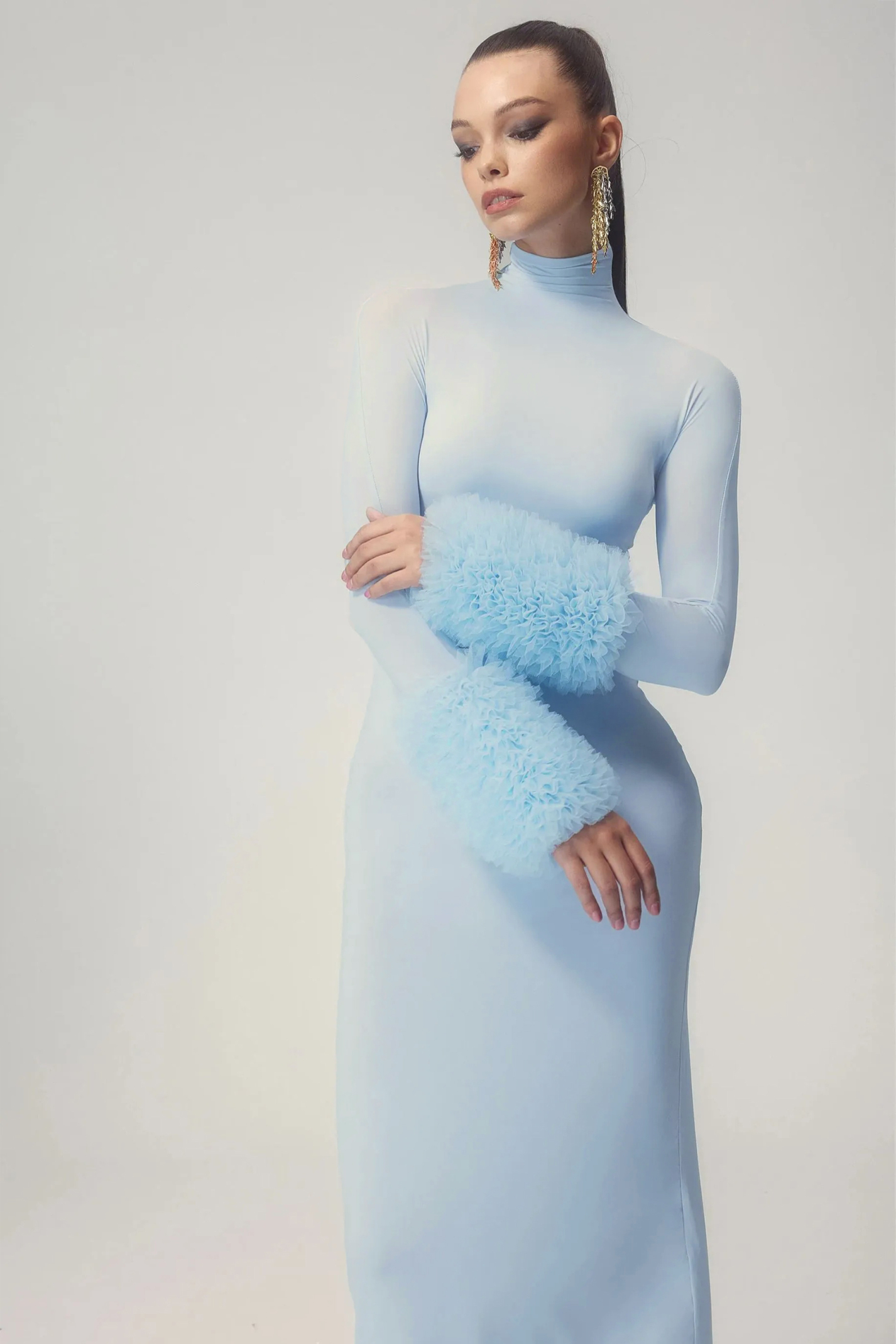 Luxe Fuzzy Elbise