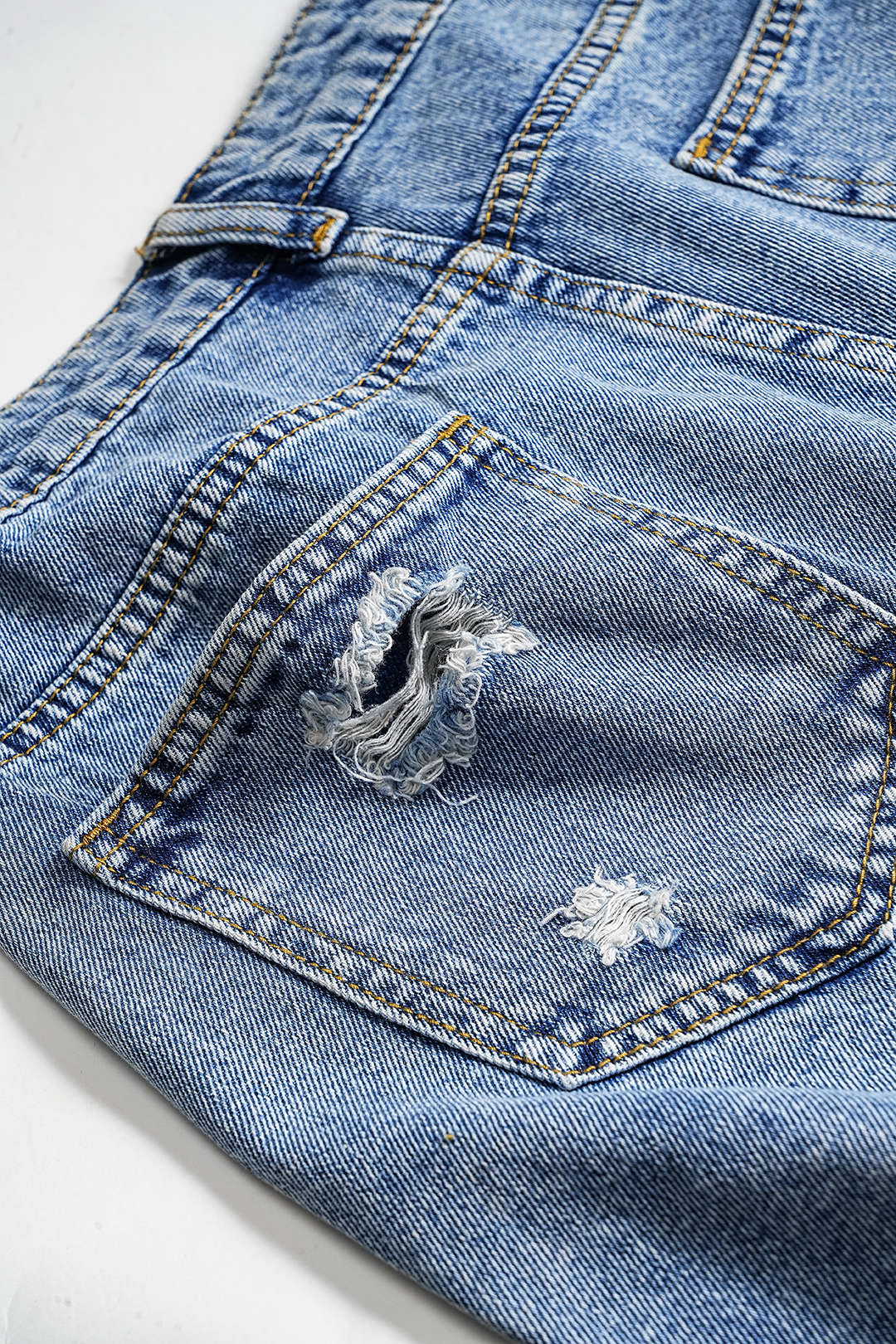 Denim Cepli Şort