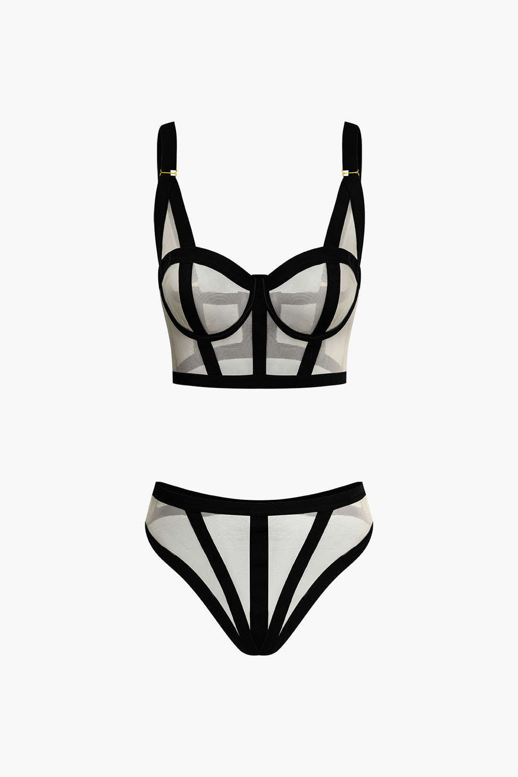 Mesh Two-Piece Lingerie