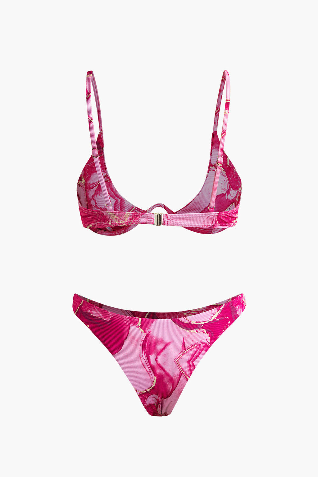 Baskılı Bikini ve Mayo Eteği Pareo Takımı