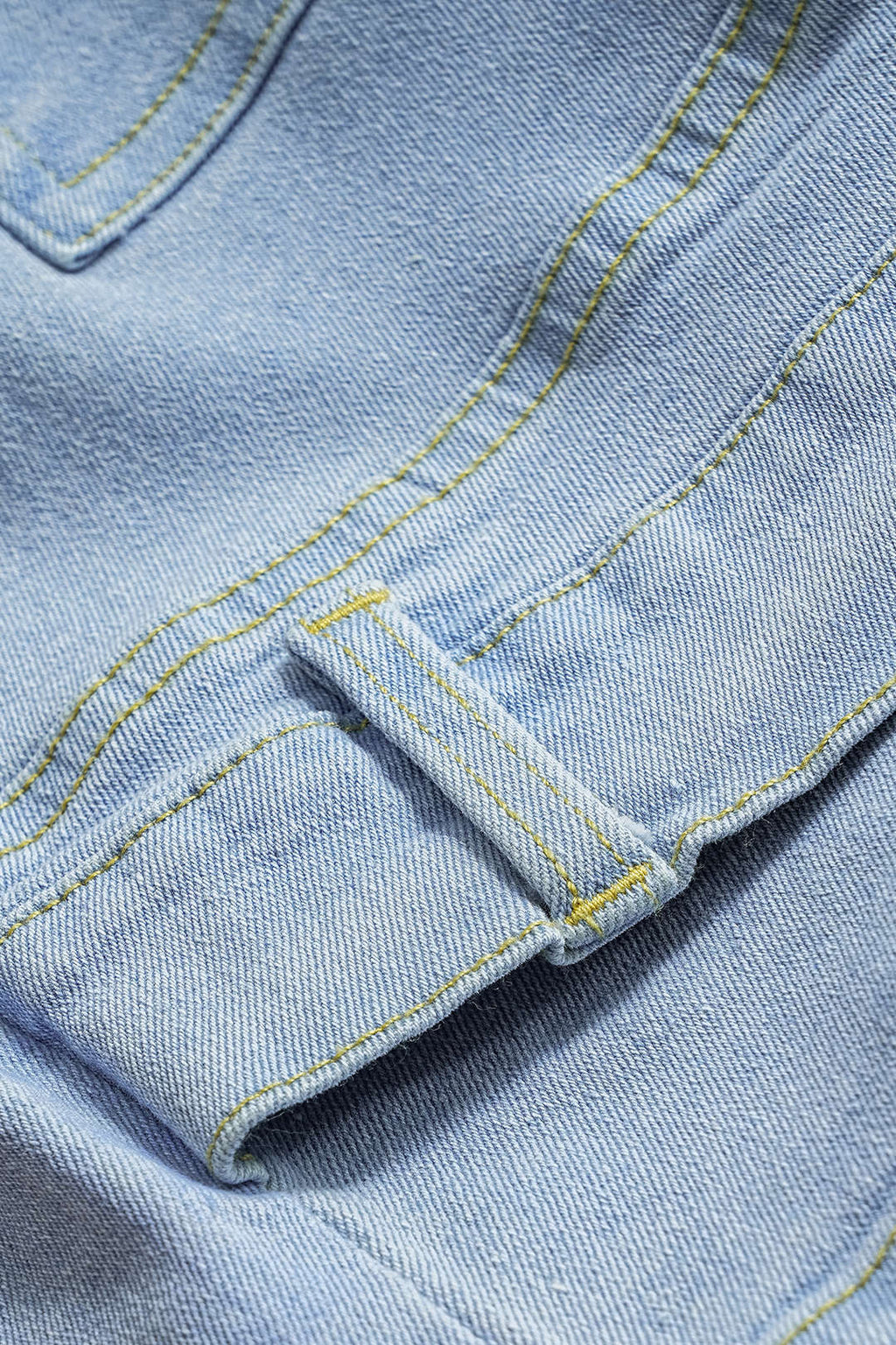 Denim Cepli Şort
