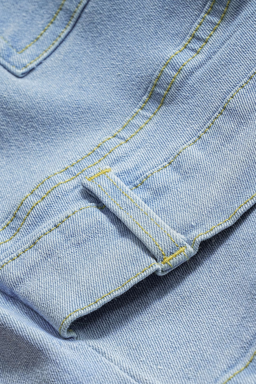 Denim Cepli Şort