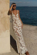 Florence Yarı Transparan Maxi Slip Elbise