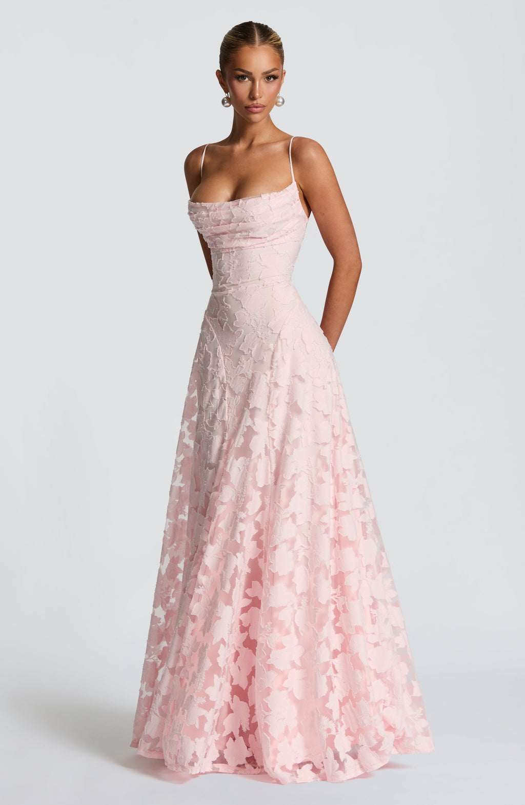 Francis Maxi Elbise - Pembe