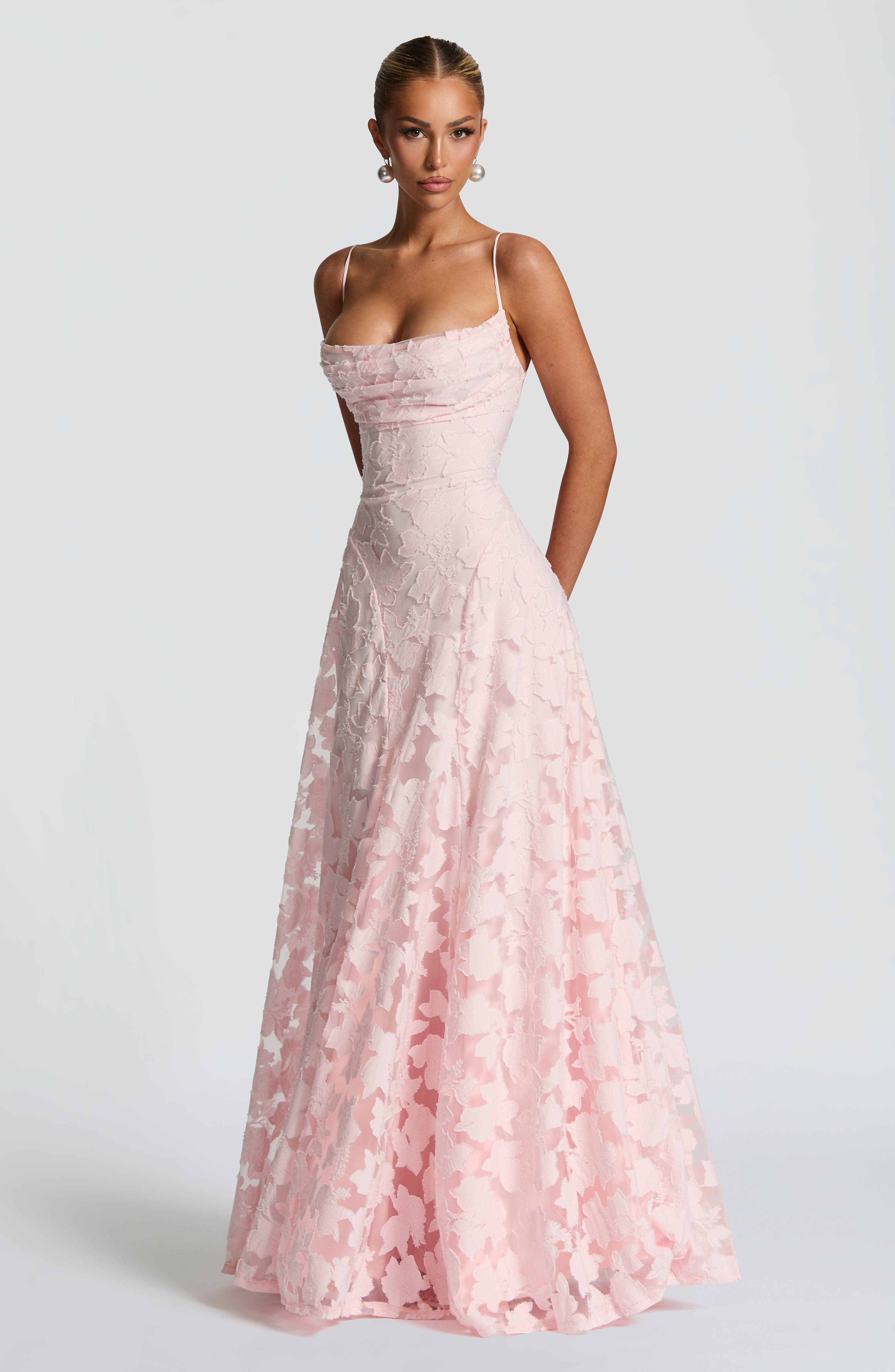 Francis Maxi Elbise - Pembe