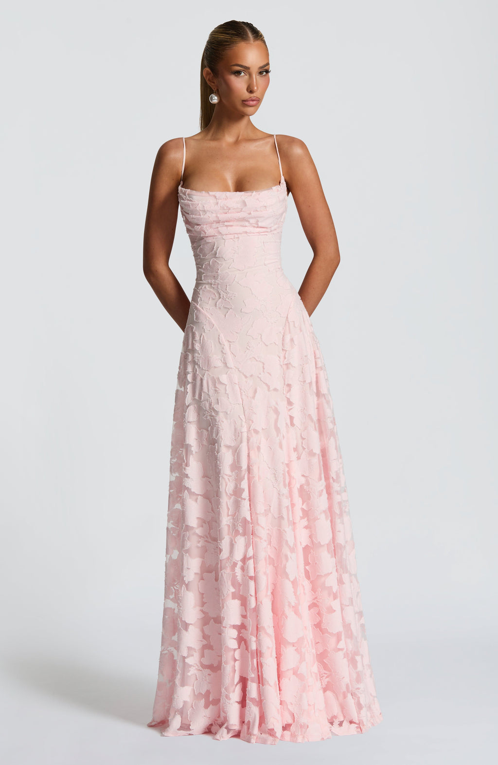 Francis Maxi Elbise - Pembe
