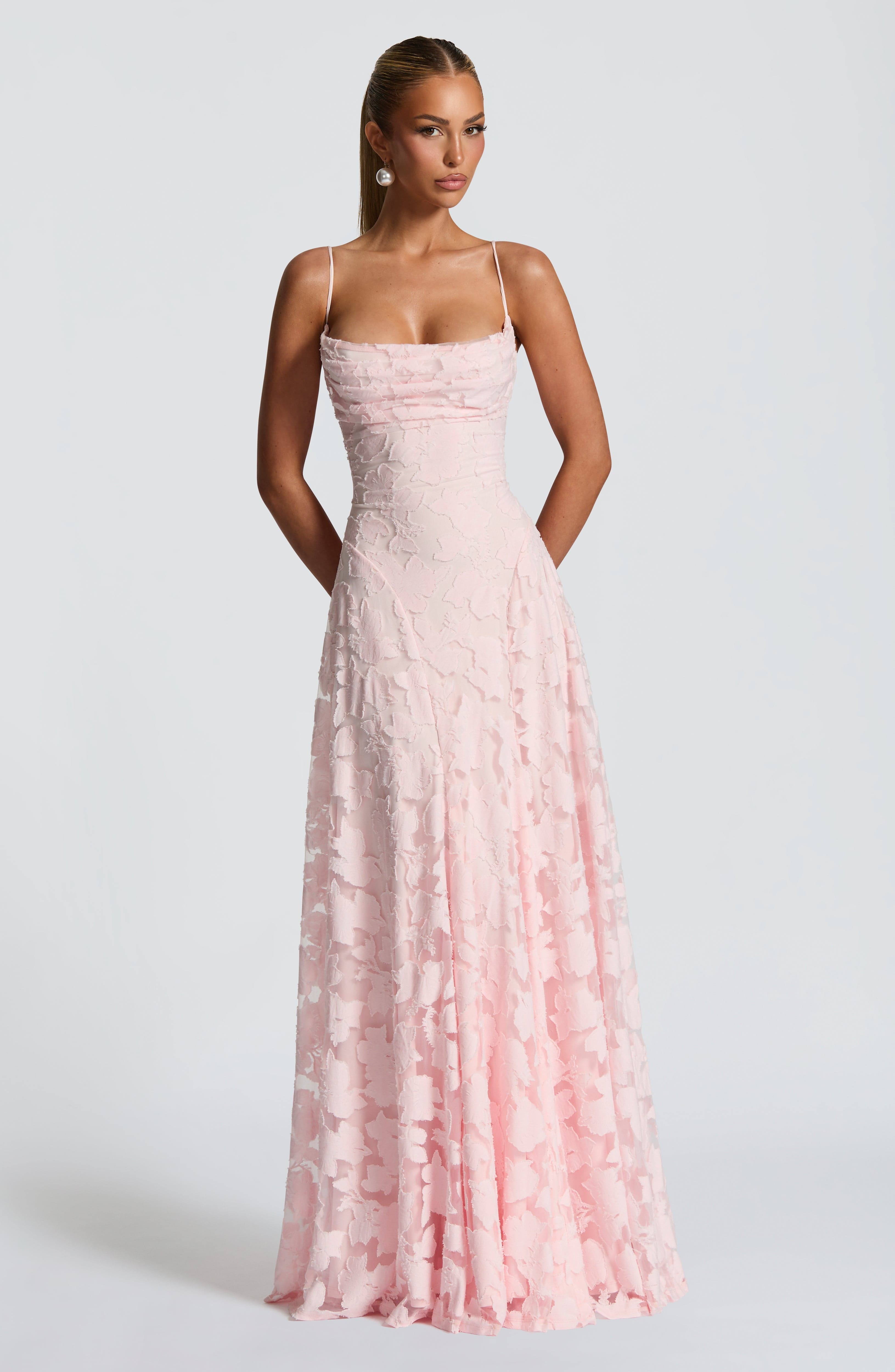 Francis Maxi Elbise - Pembe
