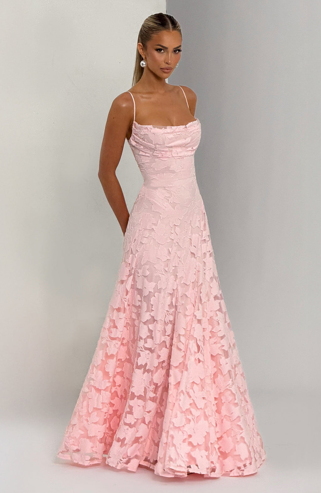 Francis Maxi Elbise - Pembe