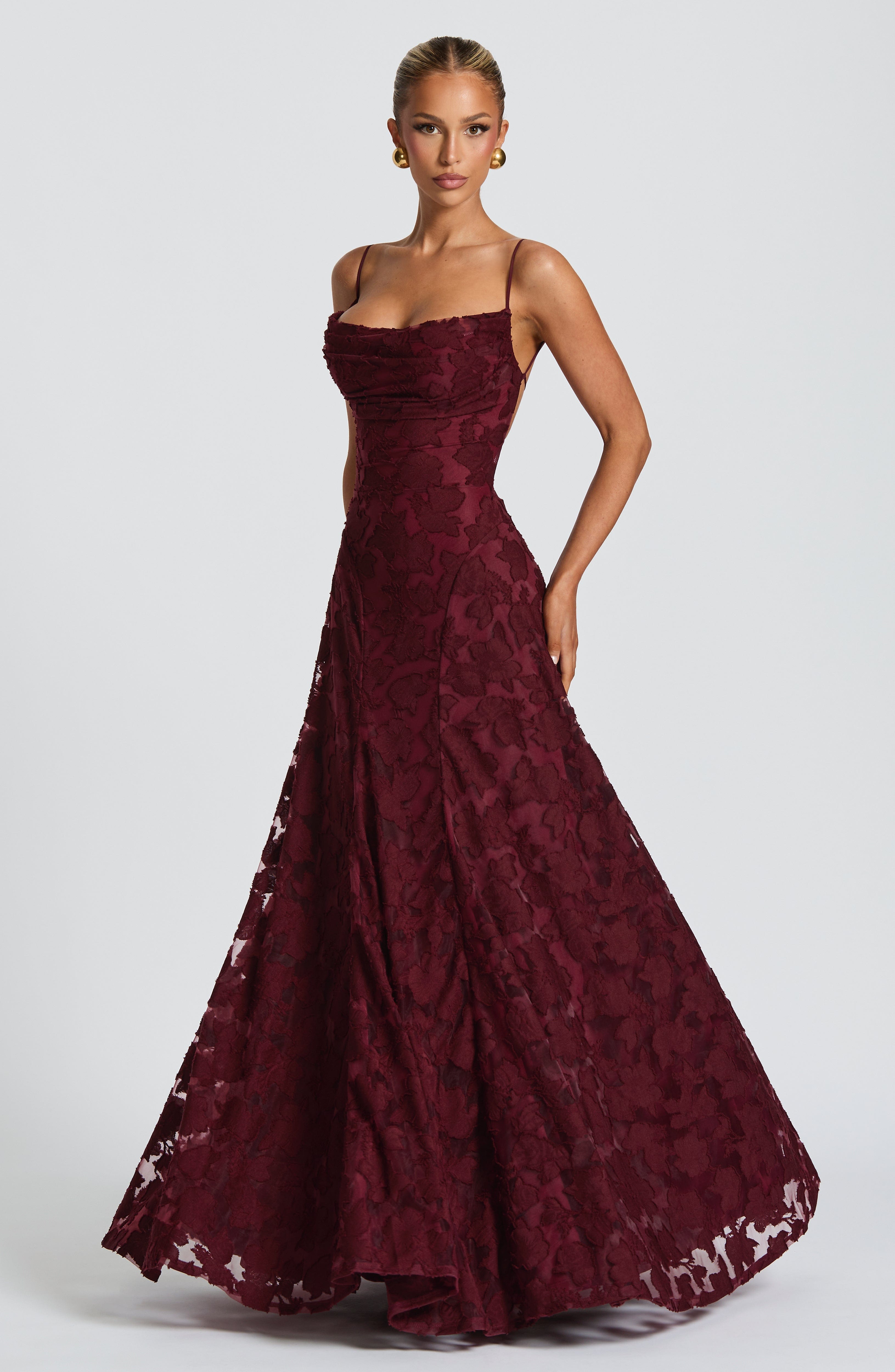 Francis Maxi Elbise - Bordo