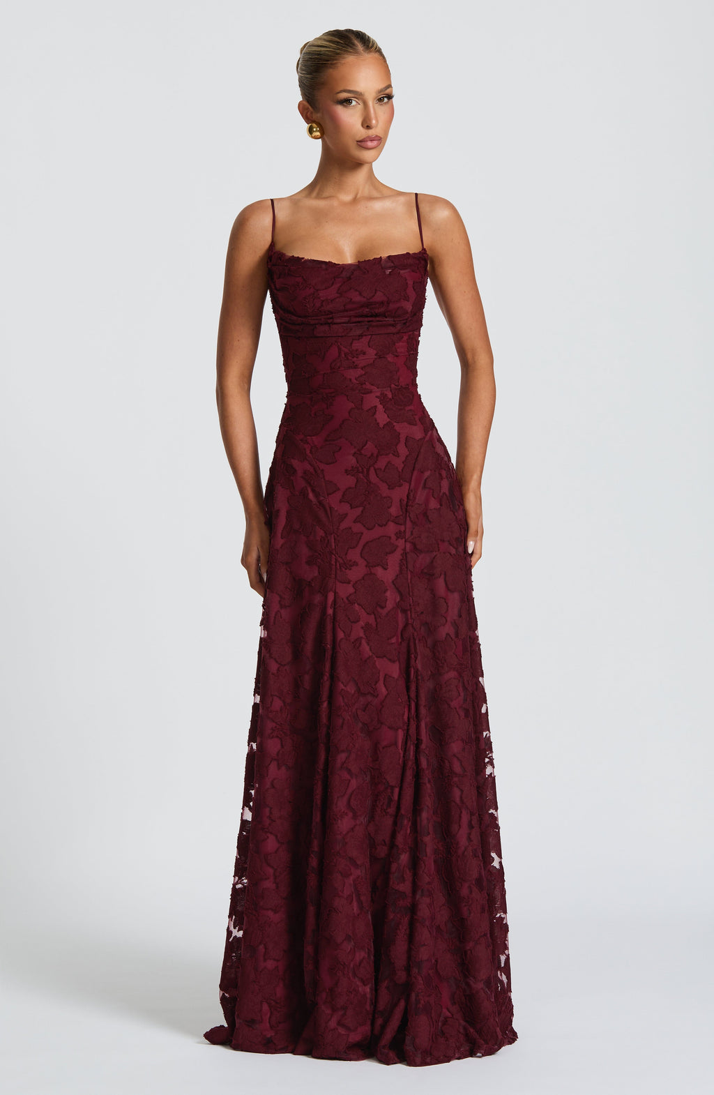 Francis Maxi Elbise - Bordo