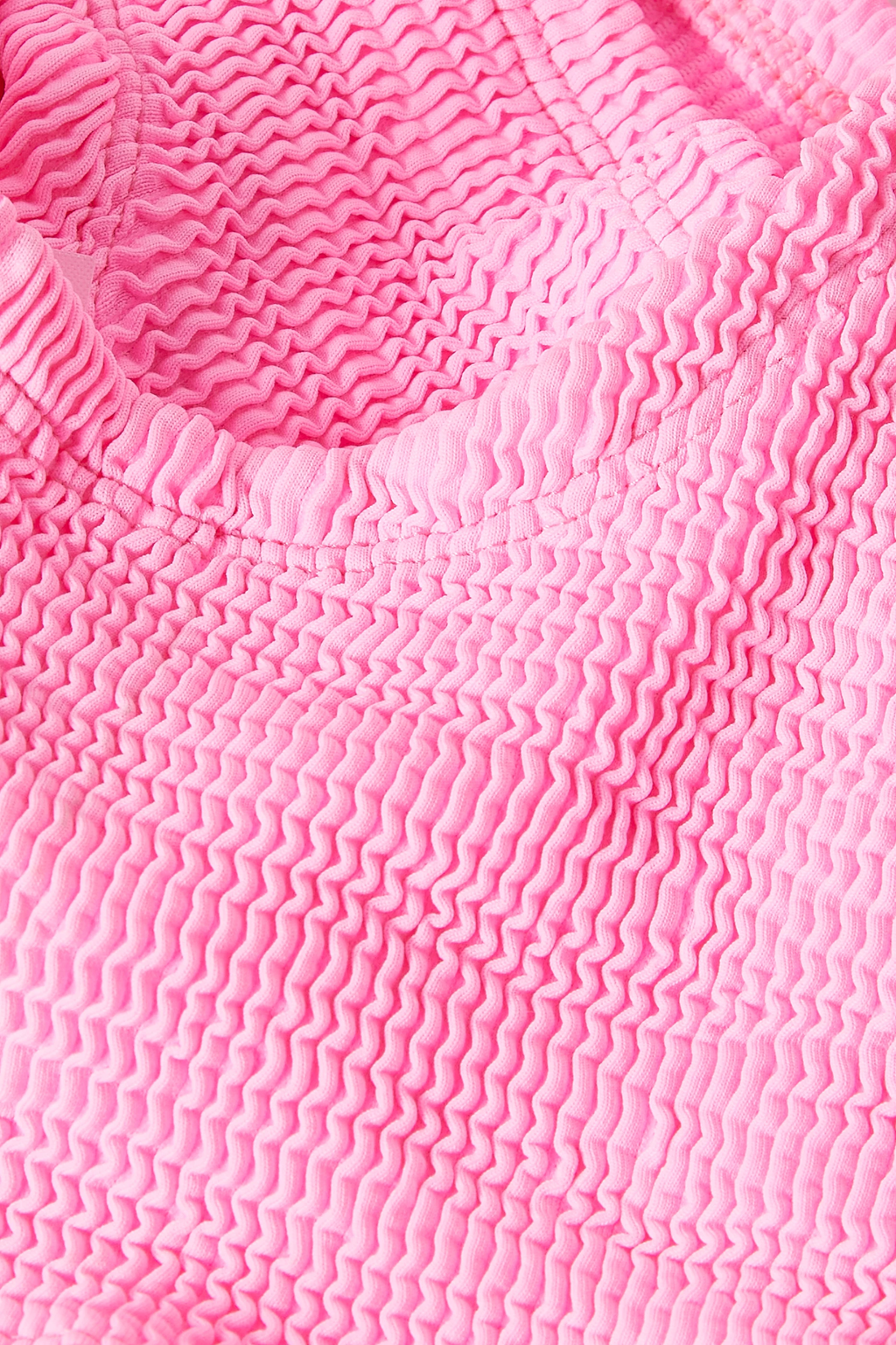 Sofi Mini İtalyan Crinkle Bikini Takımı Neon Pembe